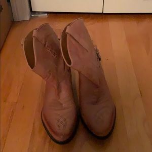Camel colored cowboy boots